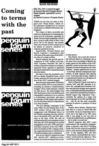 Book reviews: coming to terms with the past