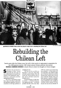 Rebuilding the Chilean Left