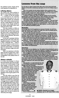 Lessons from the coup