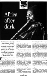 Africa after dark
