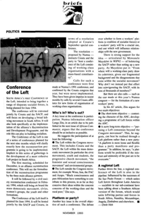 Conference of the left