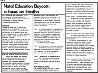 Natal education boycott: a focus on Inkatha