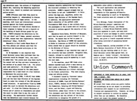 Union comment
