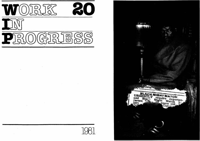 Work in Progress Issue 20 October 1981