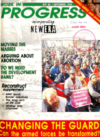Work in progress Issue 84 September 1992