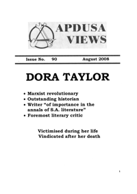 Apdusa Views Issue Number 90 August 2008