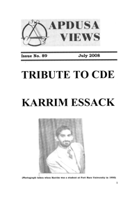 Apdusa Views Issue 89 July 2008