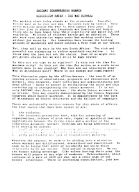 CCAWUSA Johannesburg branch: Discussion paper-the way forward