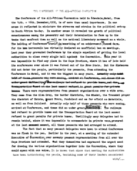 The Conference of the All-African Convention
