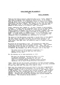 Civil rights and the university