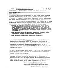 Consultation of SA church leaders on racism in South Africa, Hammanskraal, 11-15 February, 1980
