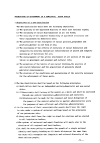 Foundations of government in a democratic South Africa
