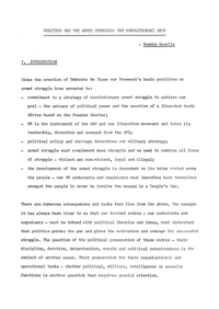 Politics and the armed struggle: the revolutionary army
