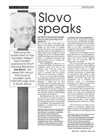 Slovo speaks