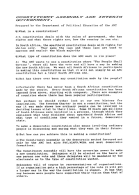 Constituent Assembly and Interim Government