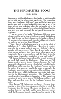 The Headmasters books