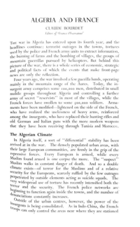 Algeria and France