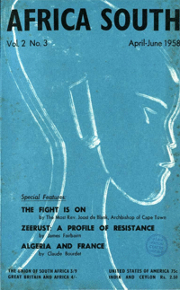 Africa South Vol.2 No.3 Apr-Jun 1958
