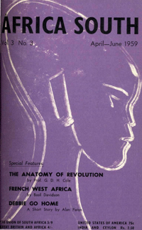 Africa South Vol.3 No.3 Apr-Jun 1959