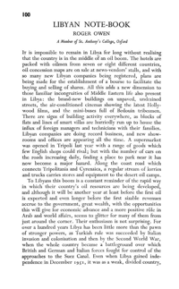Libyan note-book