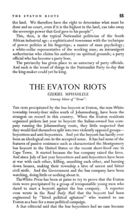 The Evaton riots