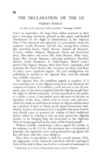 The Declaration of the 121