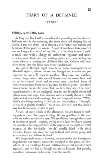 Diary of a detainee