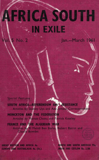 Africa South Vol.5 No.2 Jan-Mar 1961