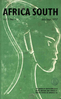Africa South Vol.1 No.4 Jul-Sept 1957