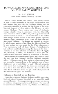 
Towards an African literature (V): the early writers
