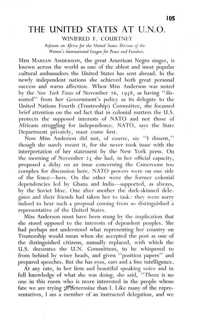 The United States at U.N.O