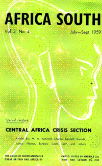 Africa South Vol.3 No.4 Jul-Sept 1959