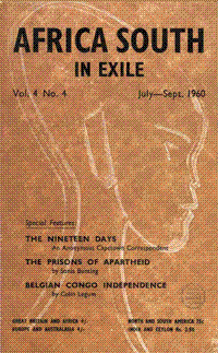 Africa South Vol.4 No.4 Jul-Sept 1960