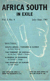 Africa South Vol.5 No.4 Jul-Sept 1961