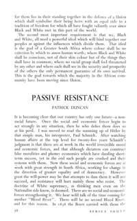Passive resistance