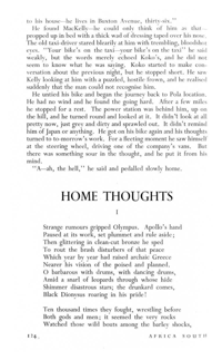 Home thoughts