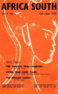 Africa South Vol.4 No.1 Oct-Dec 1959