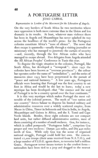 A Portuguese letter