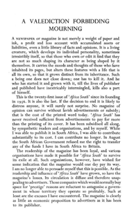 A Valediction of forbidding mourning