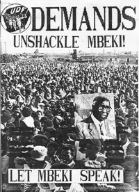 
United Democratic Front demands unshackle Mbeki
