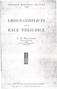 Group conflicts and race prejudice