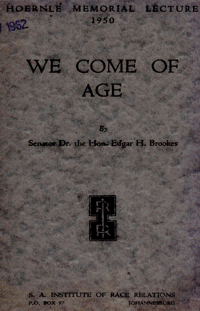 We come of age