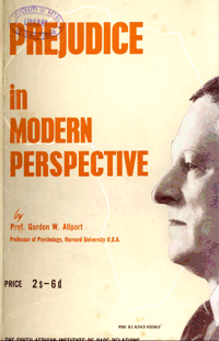 Prejudice in modern perspective