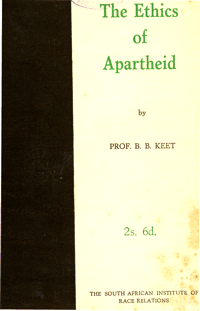 The Ethics of apartheid