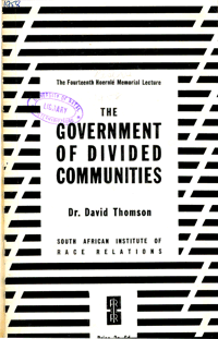 The Government of divided communities