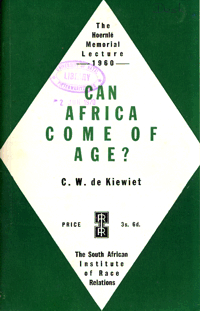 Can Africa come of age?