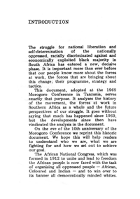 Strategy and tactics of the African National Congress
