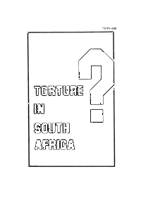 Torture in South Africa