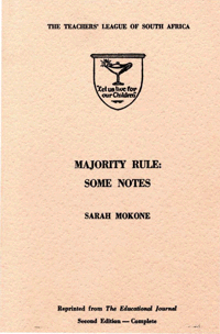 Majority rule: some notes