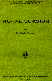 Moral suasion